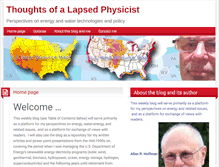 Tablet Screenshot of lapsedphysicist.org